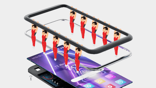 Mounting parts in mobile devices to prevent failure