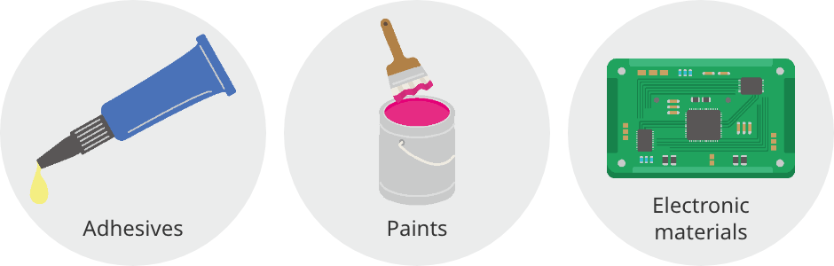 Familiar products in which epoxies are used