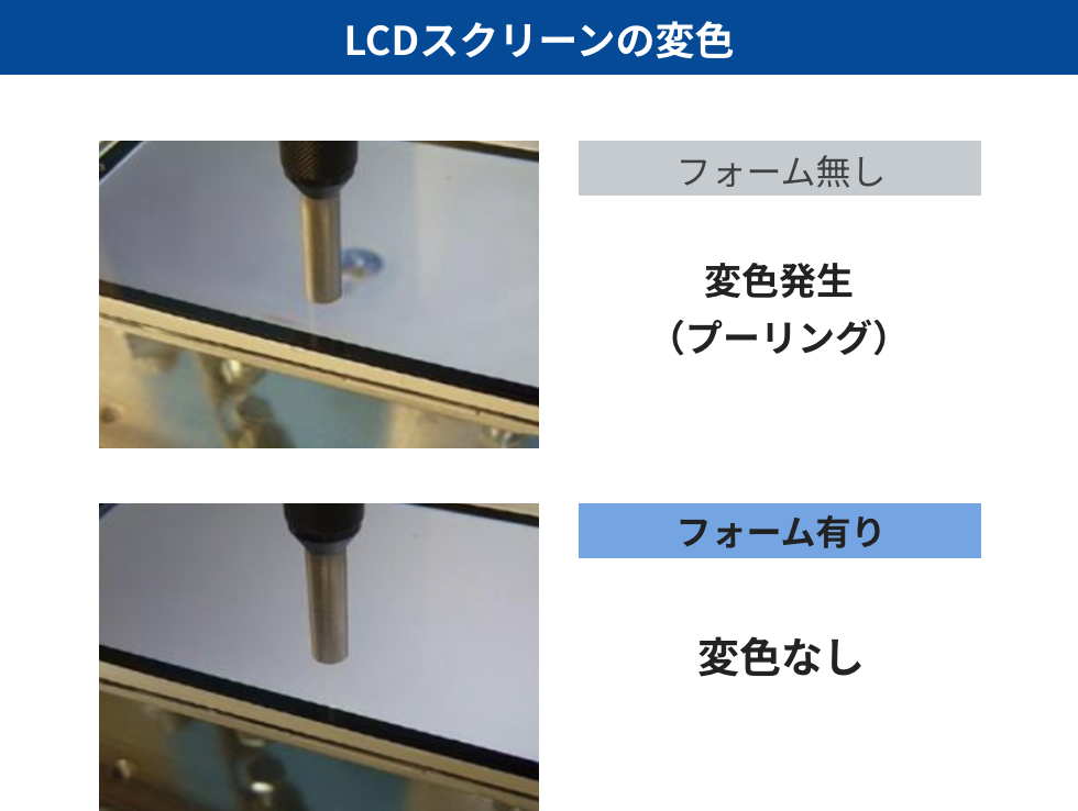 独立気泡構造ならではの柔軟性と衝撃吸収性