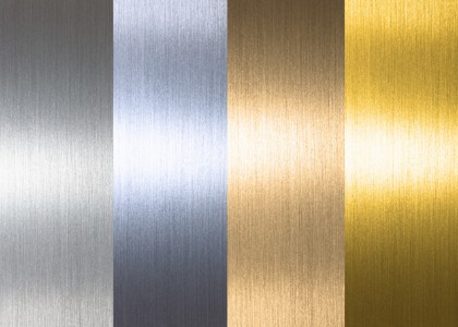 Metal foil clad material