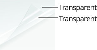 Color lineup of PET substrates