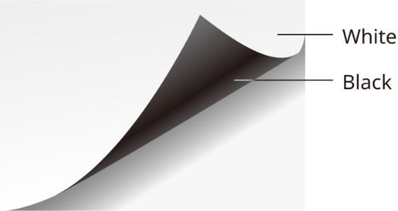 Color lineup of PET substrates
