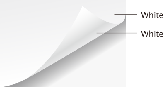 Color lineup of PET substrates