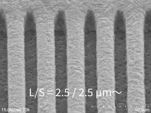 支援精細圖形製程