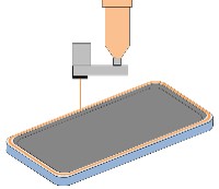 0.5㎜以下の細線塗布が可能