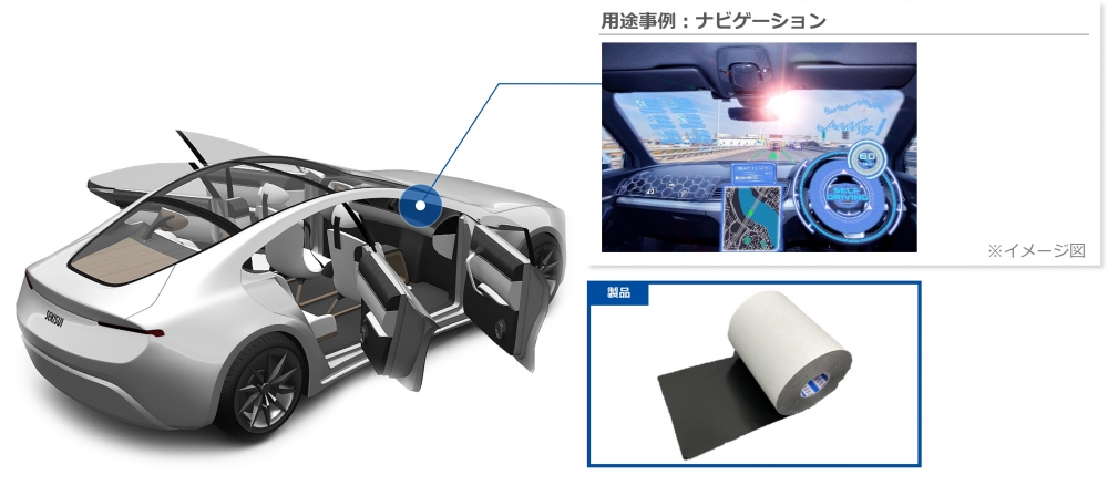 易剥離発泡テープ イメージ図