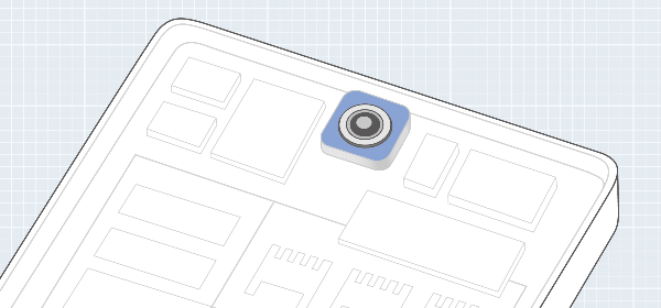 Smartphone camera gasket