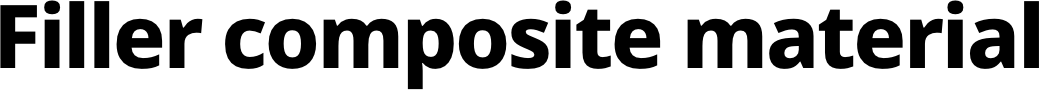Filler composite materials
