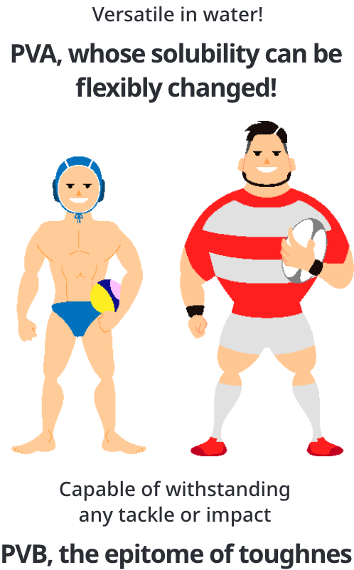 How are PVA and PVB likened to athletes?